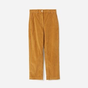 Everlane Corduroy Straight-Leg Crop Pants